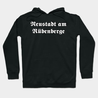 Neustadt am Rübenberge written with gothic font Hoodie